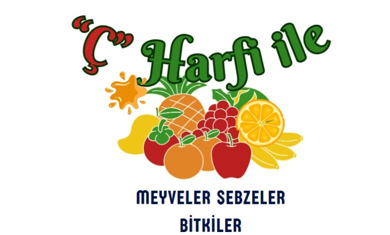 Ç ile başlayan meyveler sebzeler ve bitkiler