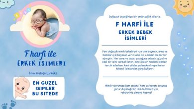 F HARFİYLE ERKEK BEBEK İSİMLERİ