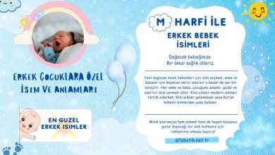 M harfiyle erkek isimleri