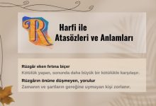 R harfi ile başlayan atasozleri