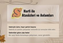 S ile başlayan atasözleri