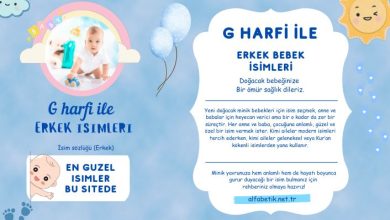 g ile erkek isimleri