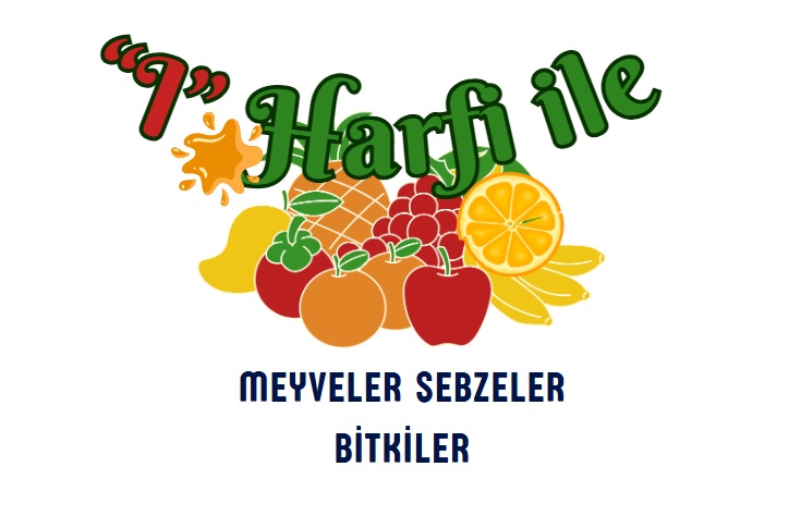 I Harfiyle Başlayan Meyveler, Sebzeler ve Bitkiler Listesi