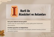 ı harfiyle baslayan atasozleri