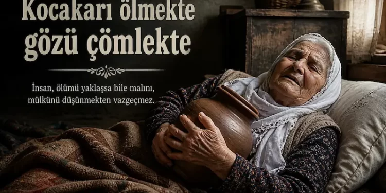 Kocakarı Ölmekte Gözü Çömlekte Atasözünün Anlamı
