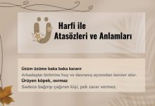 ü harfi ile başlayan atasözleri