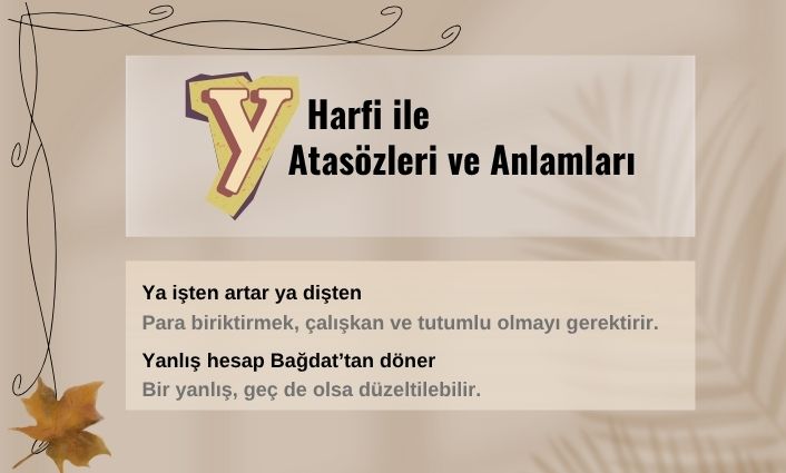 y-ile-atasozleri